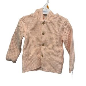Carter’s Light Pink Peach Knit Button-Up Cardigan Size 12 Month